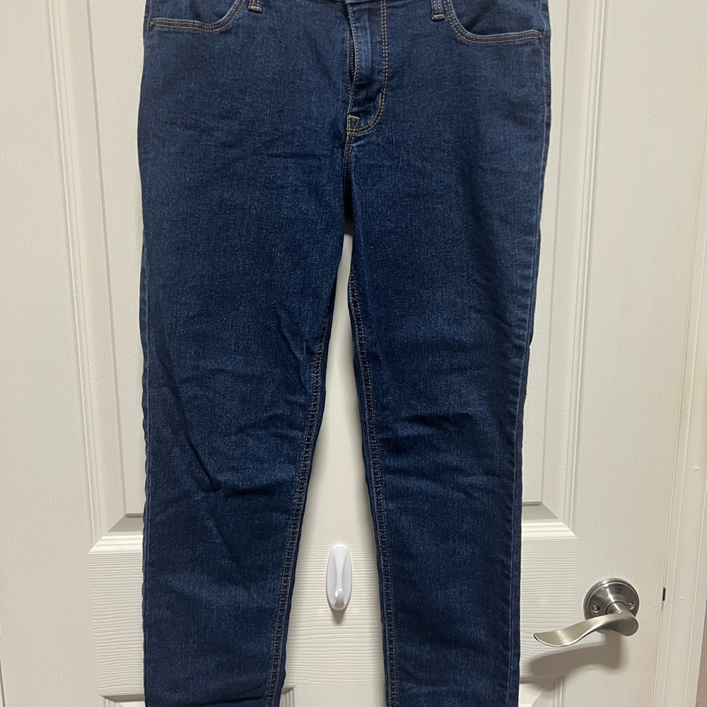 Old Navy Super Skinny Mid-Rise Jeans - Deep Blue